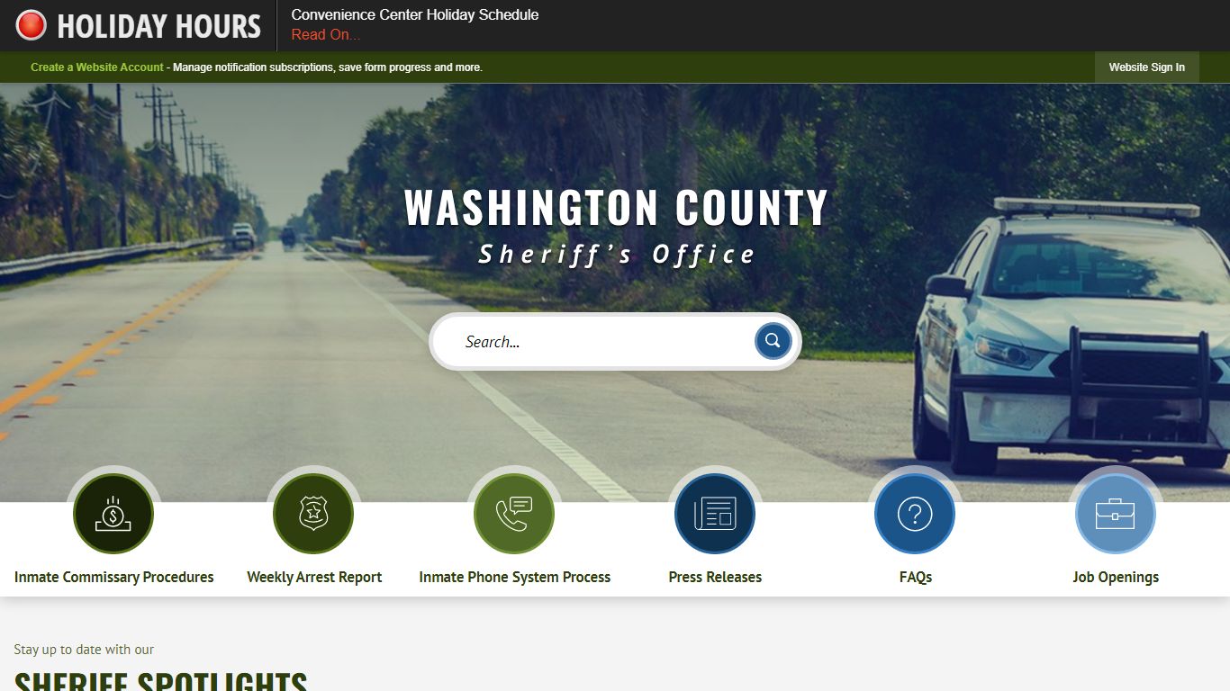 Washington County Sheriff's Department | Washington County, TN